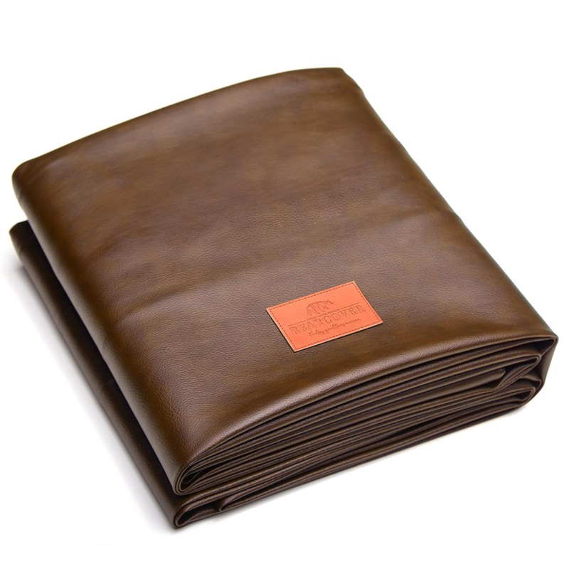BEARCOVER Heavy Duty Leatherette Billiard Pool Table Cover, Waterproof &