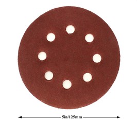 ValueHall 100 PCS Sanding Discs Pads 5 Types 125mm Sander Pad, Hook and Loop 60# 80# 120# 180# 240# Sandpaper Assorted V7036-3