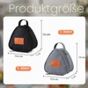 Pack of 2 Triangular Lunch Bag, Reusable Storage Bag, Small
