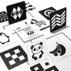 beiens High Contrast Baby Flashcards, Black White Color Newborn Brain