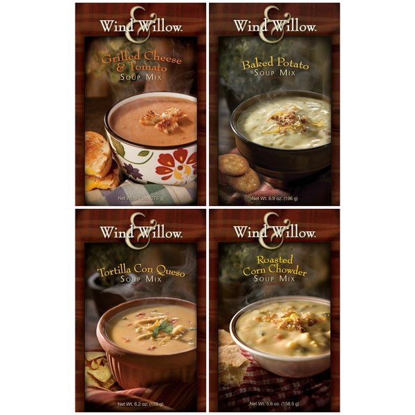 Wind & Willow Favorite Soup Mix Bundle: Baked Potato, Grilled