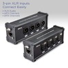 LyxPro 4 Channel 3 Pin Multi Network XLR Cable Breakout