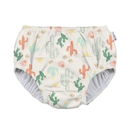 Green Sprouts - Eco Pull-Up Swim Nappy - Light Sand Cactus - 12 Months (6-12 m)