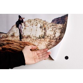 PosterGAEKKO 20 x Poster Hanging without Drilling - Magnetic Poster Hanger for Poster Hanging - Poster Holder, Poster Hanger, Picture Hanger for Gluing