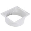 Universal Thread Air Conditioner Exhaust Hose Coupler Square to Round