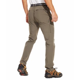 NATUVENIX Hiking Pants Men Lightweight Mens Travel Pants Stretchy Work Pants for Men Quick Dry Fishing Pants Outdoor