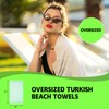 HAVLULAND |Pack of 2| Turkish Beach Towels Oversized 39x71, 100%