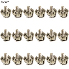 Wire Rope Clips 18 Pcs Stainless Steel Clamp 1.6 mm ~ 3 mm Thickness Wire Single Bolt Corrosion Resistant for Steel Wire Connection on Fence String Awning