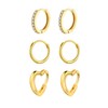 Hoop Earrings 925 Silver for Women Zirconia Small Hoop Earrings