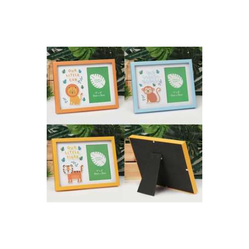 Widdop Jungle Baby Paperwrap Photo Frame Collection - 6x4 inch