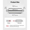 EVIL ENERGY 2" Resonator Muffler Stainless Steel (2.0 inch Inlet/Outlet,