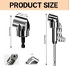 105° Angle Wrench Attachment Adapter Multi-Function Bend Screwdriver Bit Angle