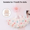 Gosknor Clothes Compatible with 6.7in Doll, Sweet Love Heart Print