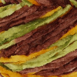 JubileeYarn Chenille Yarn - Worsted Polyester - 100g/Skein - El Dorado - 2 Skeins