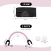 HDGSAFD Pack of 2 snowboard connectors and 1 pair of
