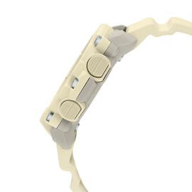 Casio G-Shock Analog-Digital World Time Watch, white, Strap