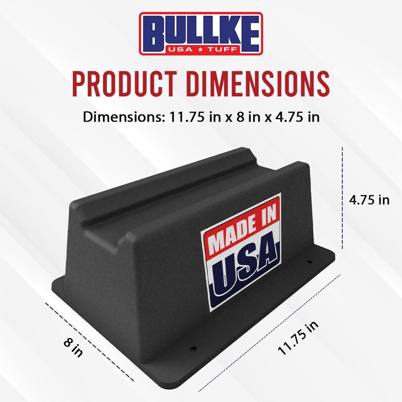 BULLKE (USA MADE) 1 Pack Rooftop Pipe Support - 11.75