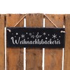 Slate Board In der Weihnachtsbäckerei - Snowflake Motif 22 x