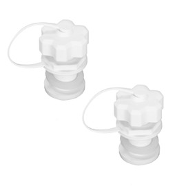 Ruimou 2 Sets Replacement Threaded Drain Plug Cooler Drain Plug Assembly - 1.66" Shaft Length (White)