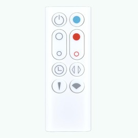 CLVIZCXOM New Fan Remote Control Replacement for Dyson AM09 Hot and Cold Cool Heater Fan (ONLY) - White