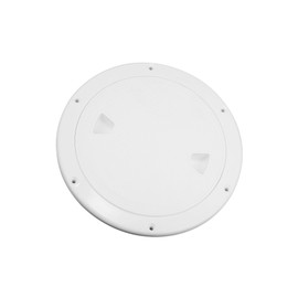 Motoforti 8" Boat White Circular Inspection Hatch Deck with Detachable Cover Long-lasting