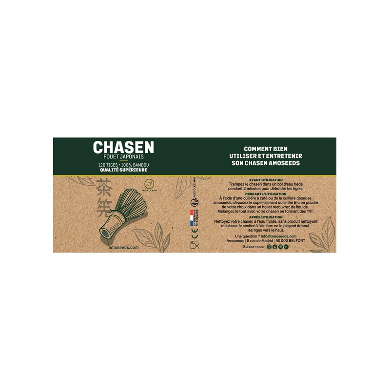Bamboo Matcha Whisk | Chasen Handmade | Traditional Matcha Tea