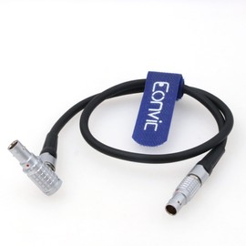 Eonvic Nucleus-M Focus Steadicam Rig Power Cable 7-Pin to Right Angle 2-Pin for Sony ARRI Red