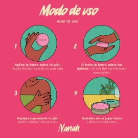 Nanah Crema Corporal De Pitahaya En Barra                                                                                                             