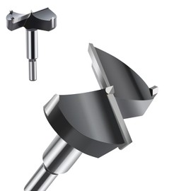 57mm|2-1/4" 2-Cutter Carbide Tipped Forstner Drill Bit, Wood Hole Cutter, Hard Wood and Plywood Compatible