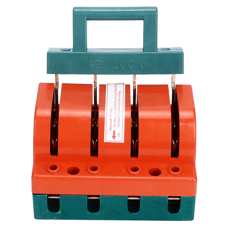 Knife Safety Switch 4P Single Throw 100A AC 380V Terminal