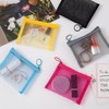 BEIQIYA 5pcs Mini Mesh Makeup Bags, Small Zipper Mesh Makeup