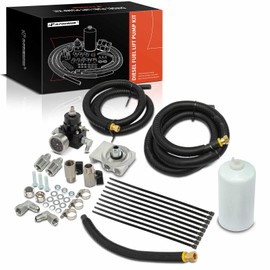A-Premium Diesel Fuel Lift Pump System Compatible with Ford F-250 1994-1996, F-250 HD 1997, F-350 1994-1997, E-350 Econoline 1995-1998, E-350 Econoline Club Wagon 1995-1998, 7.3L, Diesel