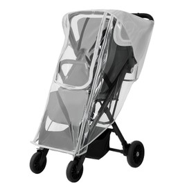 yoamez Stroller Rain Cover for Nuna - Waterproof & Windproof Weather Shield for Nuna Baby Strollers | Universal Fit for Nuna Mixx, Nuna TRVL & More | See-Through Window & Mesh Vents