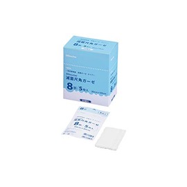 AS ONE (AS ONE) Nabis Bestcare Sterile Angled Gauze, 8-Fold (5 Sheets/Bag x 20 Bags) /7-3420-05