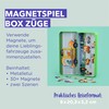 mierEdu Magnetic Game Box Cars, Promotes Motor Skills + Fantasy,