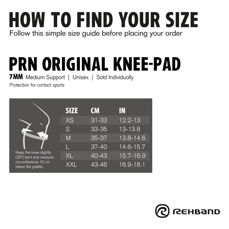 Rehband PRN Knee Pad, Professional Handball Pad, Volleyball Pad, Knee