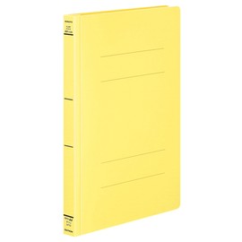 Kokuyo flat file PP Cover Resin Binding Hardware 2 Hole A4 250 Sheets Accommodate Yellow Flat – hw10ny