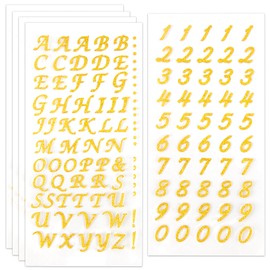 5 Sheets Gold Letter Stickers,Gold Letters,Letters for Graduation Cap,Gold Sticker Letters,Letras para Decorar,Graduation Cap Decorations,Letras para Ramos Buchones,Graduation Cap Stickers