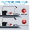 FASTSTORM 300A Waterproof Battery Disconnect Switch 12V-48V, On/Off Kill Switch