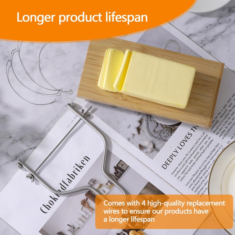 Xinglinsaiter Cheese Slicer & Cheese Cutter Stainless Steel Cheese Slicers
