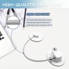 Refrigerator Door Lock, Set of 2 Refrigerator Locks with 4