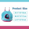 AIMALL Bird Parrot Hammock Hut, Plush Snuggle Hanging Cave Cage