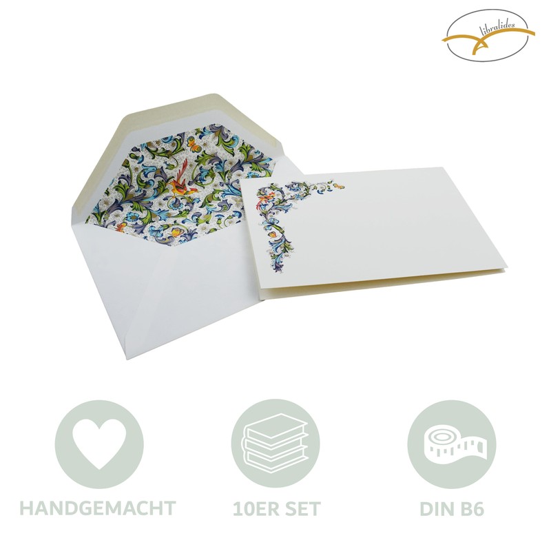 Rossi - Set of 10 Design Letter Cards with Letter
