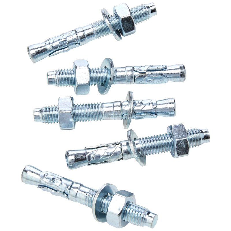 AHC K-ZYTB1075B5 M10 x 75 mm Through Bolts - Zinc