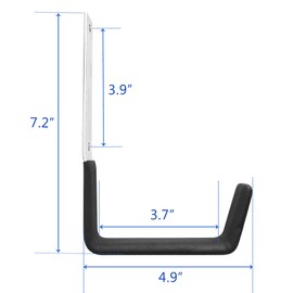 PYBTOOL Heavy Duty Steel Garage Hooks Utility Hooks Garage Storage Organizer Garden Tools Garage Hooks Wall Mounted Steel