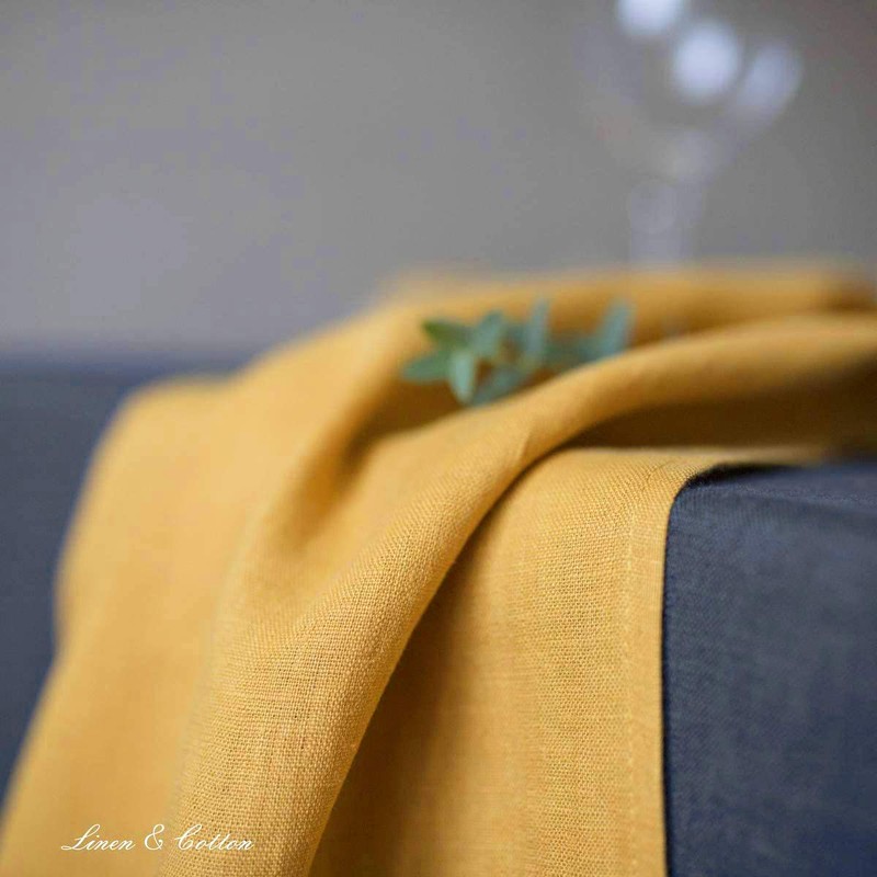 Linen & Cotton Table Runner Fabric Table Runner Table Decoration