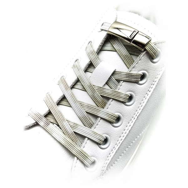 NIKWESM Magnetic No Tie Elastic Shoe Laces for Kids Adults,