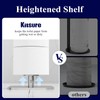 Kitsure Toilet Paper Holder Free Standing – Rustproof Metal Toilet