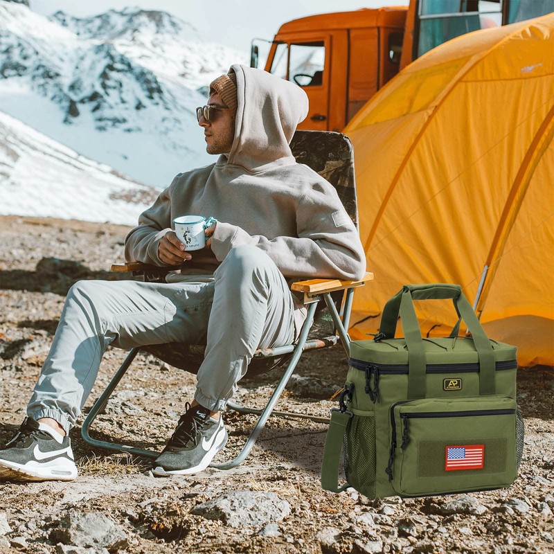 Lunch Box for Men, Tactical Lunch Bag MOLLE Webbing Leakproof