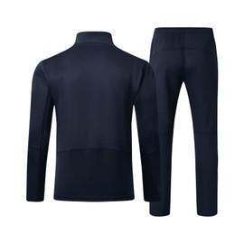 TBMPOY Men's Tracksuits Sweatsuits for Men Set Jogging Track Suits 2 Piece Casual Athletic Warm Up Sweat Suits Outfits Dark Blue XL